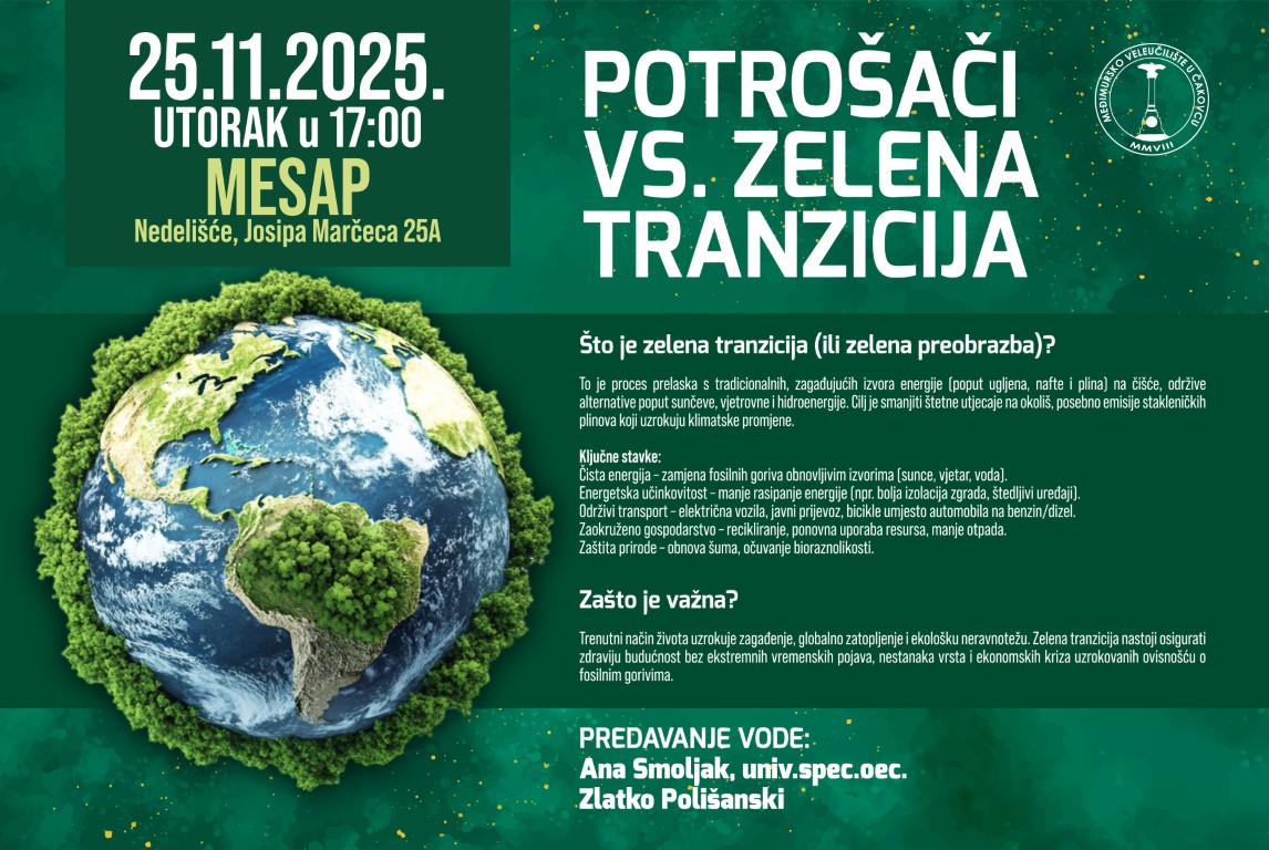 Predavanje POTROŠAČI vs ZELENA TRANZICIJA