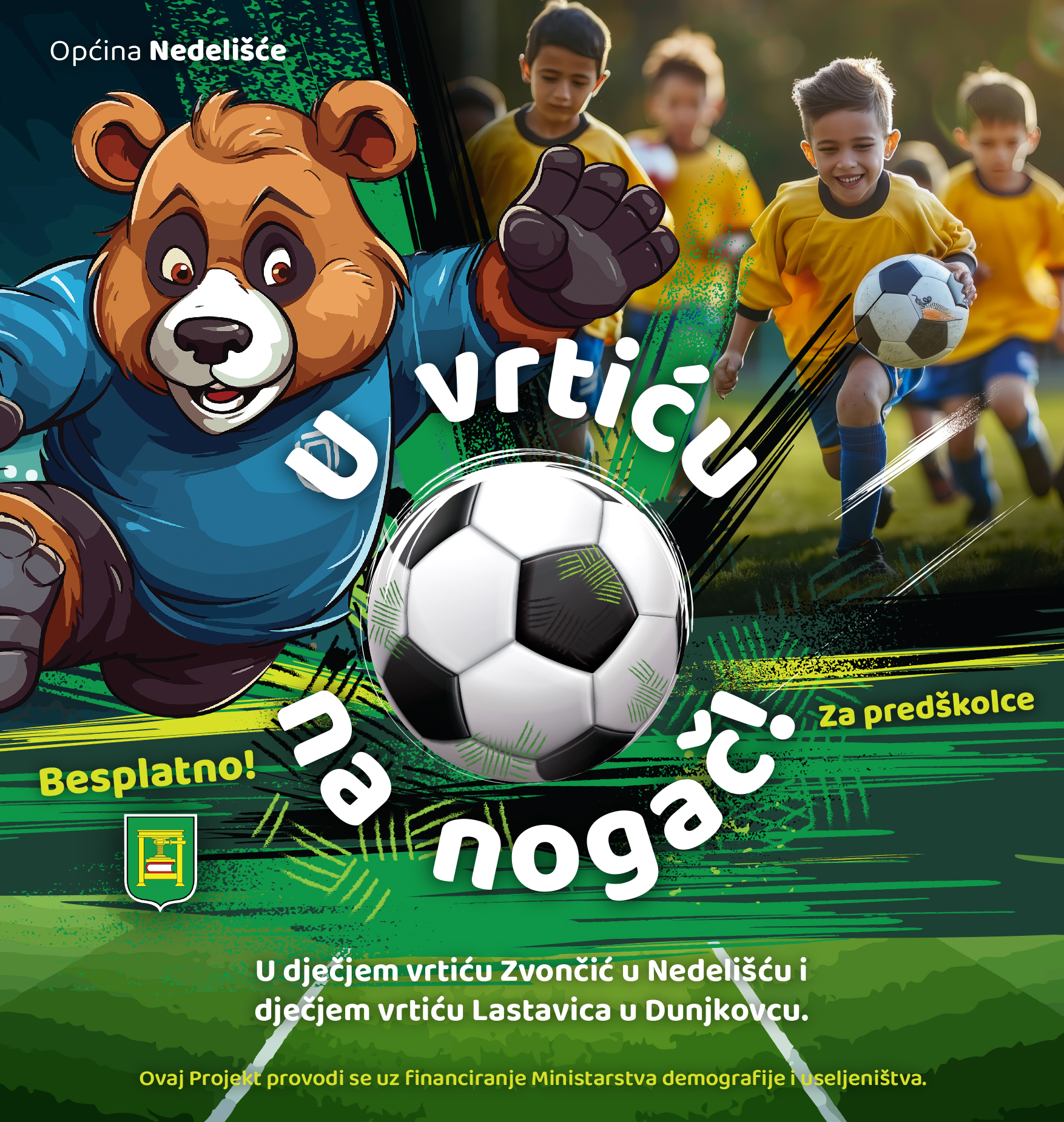 U vrtiću i školi na nogač!